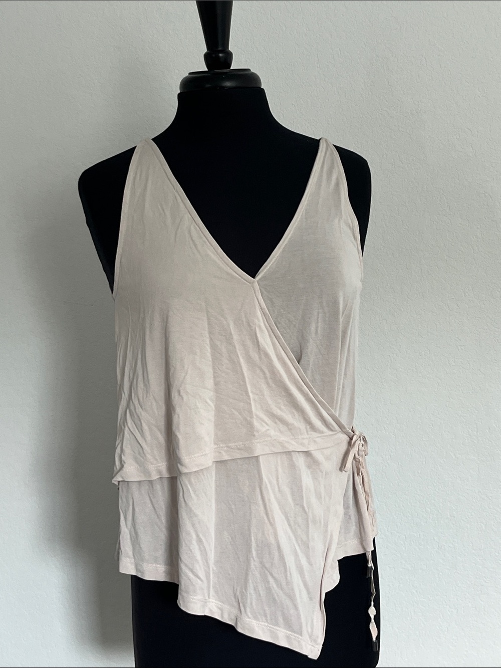Free People Sleeveless Wrap Tank Top